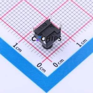 TC-1101DR-8.0H-250 Tactile Switch Through hole-4P,6x6mm Switch Single Pole Single Throw Round Button 2.5N Through Hole - Product Image 2