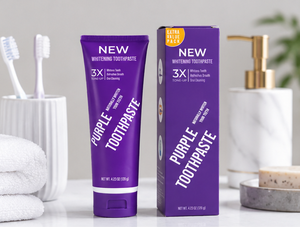 Dentifrice Violet Effervescent 60g à Succès – Formule Menthe Éclaircissante Instantanée – Accessoires de Blanchiment <span class=keywords><strong>Dentaire</strong></span> Multi-Usages pour Adultes - Product Image 3