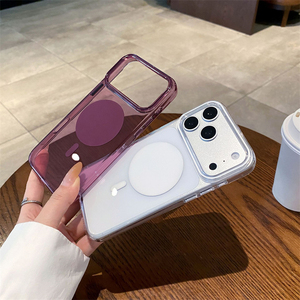 Funda Transparente Original Colorida para iPhone 18 17 Pro Max, Cubierta Magnética Transparente para Carga Inalámbrica para iPhone 18Pro 17Pro - Product Image 3