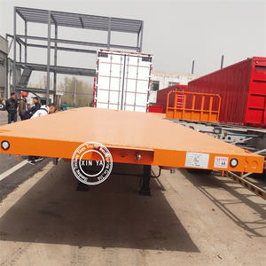 Remorque de transport de conteneurs lourds Vercoe 30 40 60 tonnes 2/3/4 essieux, plateau plat pour conteneurs 40FT 20FT, semi-remorque plateau - Product Image 4