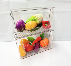 Contenedores Apilables Transparentes de Plástico con Tapa y Asa, Organizador de Cocina, Dispensador de Bolsas de Basura - Product Image 6