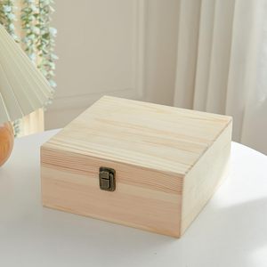 Scatola Organizzatrice per Tè in Legno di Bambù, Sicura per Alimenti, Senza Sostanze Chimiche, con Scomparti Regolabili, <span class=keywords><strong>Contenitore</strong></span> Rettangolare (4 Scomparti 14.3x4.4x4.2 per Tazze da Tè) - Product Image 2