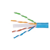 Cable de red Premium CCA 23awg UTP Cat 6 Cable Ethernet de 305m para uso en interiores y exteriores pasa la prueba Cables de comunicación puros