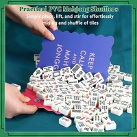 Untuk Kartu Pengacak Mahjong PVC Tebal Berwarna-warni Lintas Batas, Aksesori Lucu Berbentuk Beragam, Pengacak Kartu Gaya Kasual