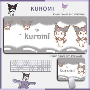 Tapis de souris de <span class=keywords><strong>jeu</strong></span> ergonomique écologique Kulomi de dessin animé avec repose-poignet, impression par sublimation, personnalisable, épaisseur en gros - Product Image 5