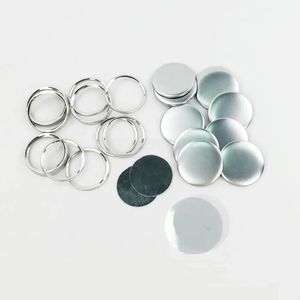 Di alta qualità 58mm specchietto rotondo tondino distintivo spazi vuoti lucidati tecnica su misura Logo animale per spille - Product Image 4