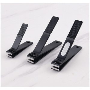 Màu Đen Thép Không Gỉ Nail Cutter Mài Ngón Tay Cắt Móng Tay Bộ Dụng Cụ Cho Tất Cả Các Loại Móng Tay - Product Image 2