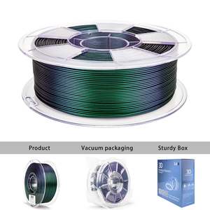 Filamento PLA Camaleón 3D <span class=keywords><strong>ZIRO</strong></span> de China, 1.75 mm, 1 kg, Bobina Verde Terciopelo, Filamento para Impresora 3D para Impresiones 3D Brillantes - Product Image 6