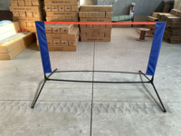 5ft Mini Pickleball Kort Seti Sessiz Mat Taşınabilir File Katlanabilir Hava Koşullarına Dayanıklı Özel Logo Eğlence Antrenman Fabrikası