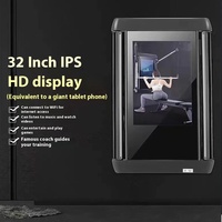 Miroir de fitness commercial multifonctionnel pour la maison, station d'entraînement intelligente complète avec cadre de miroir intelligent