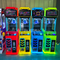 Super Rabbit Machine de jeu à monnayeur colorée, mini machine à griffes attrape-poupées pour 1 joueur, pour centre commercial