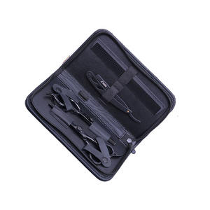 Kit de tijeras de adelgazamiento de peluquero de 4 piezas, hermosos kits de peluquero recubiertos de Color negro, tijeras de peluquero con maquinilla de afeitar y peine - Product Image 2