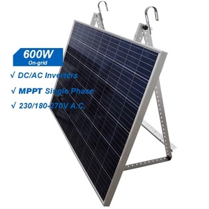 Kits de système d'énergie solaire pour balcon Yanglin à installation facile, avec onduleur <span class=keywords><strong>micro</strong></span> MPPT 800W et connectivité réseau <span class=keywords><strong>600W</strong></span>/1000W pour la maison - Product Image 1