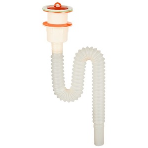 Ensemble de drain de lavabo en acier inoxydable sans odeur, accessoire de bouchon pour drain de lavabo, tuyau de drain de lavabo, sortie de drain de lavabo pour légumes - Product Image 1