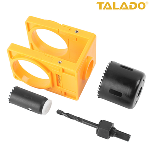 Kit de scies cloches à faible <span class=keywords><strong>vibration</strong></span> et coupe silencieuse, confort d'utilisation prolongé pour les travaux de perçage de rénovation de portes domestiques - Product Image 1