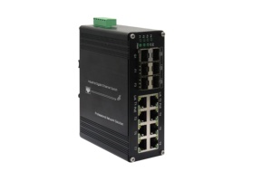 Công Nghiệp 8 cổng 10 100 1000t 802.3at PoE + 4 cổng 1G SFP + 2 cổng 10G SFP + <span class=keywords><strong>Ethernet</strong></span> chuyển đổi - Product Image 3