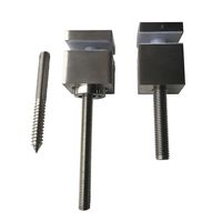 ZDCAST Escaliers modernes Balcon en verre Escalier Main courante Système de garde-corps Offre Spéciale Entretoise Support de serrage pour balustrades et mains courantes