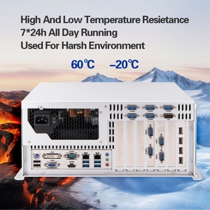 Placa Base AXT 3U con Procesador Core I3 I5 I7, PC Industrial Integrado sin Ventilador, Computadora de Rack en Stock, Rackmount Fanless Industrial - Product Image 2