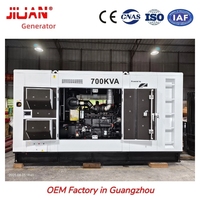 Generador Cummins Serie VTA28-G5 de 560kw, Motor Diésel de 700KVA, Generadores Diésel Industriales, Energía de Respaldo Confiable, Disponible en Guangzhou
