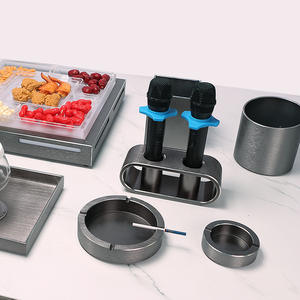 Cenicero <span class=keywords><strong>de</strong></span> Acero Inoxidable Estilo Coreano para Bar, KTV, Bistro, Cibercafé, Sala <span class=keywords><strong>de</strong></span> Estar y Oficina - Product Image 1