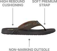 Tongs BSR OEM pour hommes, modèle Phantoms, avec doublure en mesh, semelle extérieure en caoutchouc, motif uni et entre-doigts |   Sandales de plage importées
