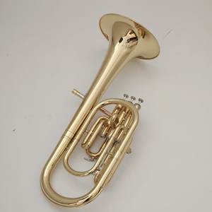 Tuyau en cuivre laqué <span class=keywords><strong>Euphonium</strong></span> baryton en laiton jaune avec surface laquée d'or <span class=keywords><strong>Prix</strong></span> d'usine - Product Image 3