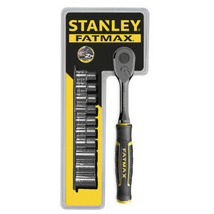 Juego de Llaves de Trinquete Stanley Fatmax de 1/2 Pulgada, Llaves de Tubo para Reparación Automotriz, Acabado en Óxido Negro de Grado Industrial - Product Image 1