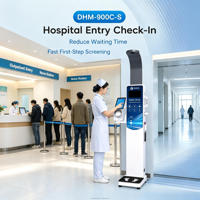 Kiosque de santé DHM-900C-S 32+ langues, personnalisable pour des populations de patients diverses