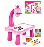 Table de dessin LED projecteur de dessins animés pour enfants, tableaux de peinture, bureaux d'activités artistiques et créatives, jouets éducatifs de projection
