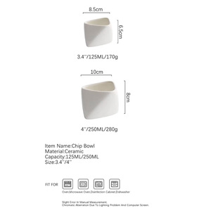 NUEVO Tazón Creativo de Cerámica para Salsas y Aperitivos, para Frutas, Sopa, Salsa de Soya, Postres, Papas Fritas, Tazón para Servir Comida en Restaurantes - Product Image 2