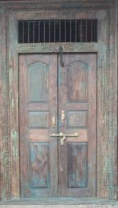 Puertas de madera recuperadas indias antiguas Muebles de tamaño de forma personalizada vintage con característica impermeable para dormitorio - Product Image 2