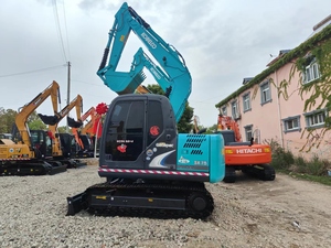 Mini excavadora usada fabricante para granja pequeña excavadora motor EPA 7,2 toneladas Kobelco75 excavadora sobre orugas 0,4 m ³ - Product Image 2