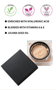 Poudre libre matifiante longue tenue de haute qualité, personnalisable avec logo, maquillage végétalien en gros, poudre fixatrice, contrôle du sébum, résistante à l'eau - Product Image 6
