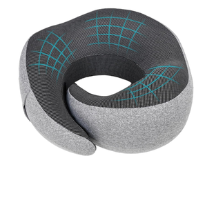 Design brevettato Memory Foam cuscino collo da viaggio a forma di U in poliestere massaggio lavabile <span class=keywords><strong>caratteristiche</strong></span> per aereo campeggio Logo - Product Image 1