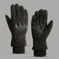 Guantes de Motociclismo para Invierno, Cálidos, con Pantalla Táctil, Guantes Completos para Hombre, Protección para Caza, Esquí y Escalada