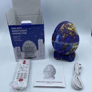 Hot Sale Remote Control White LED Night Light with BT <b>Speaker</b> Dinosaur Egg Star Projector ABS Decor for Bedroom Dimmable - Product Image 4