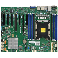 Motherboard MBD-X11SPL-F X11SPL-F dengan Soket Tunggal LGA-3647, Chipset P C621 dengan Slot DDR4