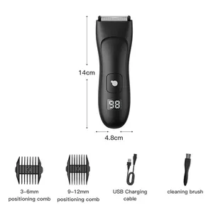 Tondeuse Rasée Silencieuse pour Adultes, Tête de Couteau de Sécurité pour Poils du Corps, Tondeuse Électrique Étanche pour Bébé et Enfant - Product Image 5