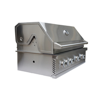 Premium Acier Inoxydable 304 LED Lumières Cuisine Extérieure BBQ Île Grills À Gaz Style Luxueux