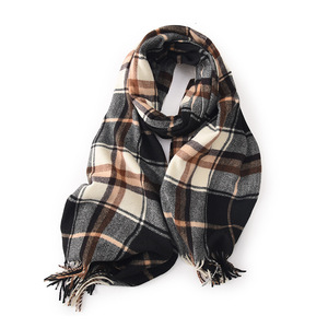 Nuevo Bufanda de Cachemira Sintética a Cuadros para Mujer, Estilo Coreano, Diseño Versátil, 180 cm de Largo, Perfecta para Calentar el Cuello en Invierno, para Estudiantes y Parejas - Product Image 4