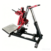Nouvelle arrivée : Machine à squats Super Hack, plateforme à double motif pour l'entraînement des quadriceps et des fessiers