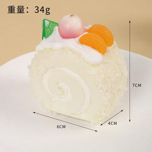 Modèle de gâteau animal 3D réaliste à faire soi-même, décoration de gâteau à la crème avec faux fruits - Product Image 3