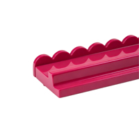 Ensemble de 4 supports de mahjong américains en bois avec finition laquée haute brillance et poussoir magnétique festonné robuste