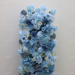 Bán buôn nhân tạo màu xanh hoa vòm trang trí đám cưới số lượng lớn Bridal Shower Backdrop - Product Image 5