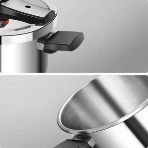 Olla a Presión de Acero Inoxidable 304 de Alta Calidad, 5-10 Litros, 6-8 L, Marca Silver Crest, Alemana, para Cocina de Gas - Product Image 4