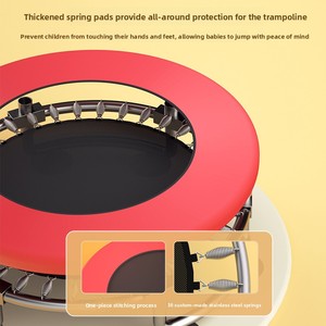 <span class=keywords><strong>Trampolín</strong></span> de <span class=keywords><strong>Fitness</strong></span> Interior para Niños con Red de Seguridad, Cama Elástica Pequeña, Juguete para Bebés, Modelo HG-26 - Product Image 4