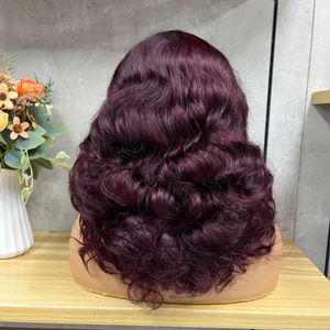วิกผมจริงทรงหลวมด้านหน้าผมหยิกยาวปานกลางและยาว - Product Image 4