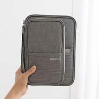 Voyage en gros voyage portefeuille Document organisateur sac famille passeport titulaire