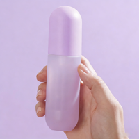 Bouteilles de toner en forme de capsule personnalisées 50ml 80ml 100ml 150ml 200ml 300ml, flacons pulvérisateurs en plastique PET, emballage cosmétique.