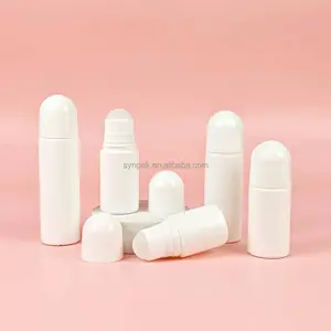 30 50 60 80 100ml Custom Portable Plastic roller Perfume bottle antiperspirant Deodorant Stick essential oil bottle contain